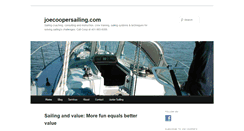 Desktop Screenshot of joecoopersailing.com